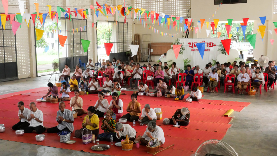 พิธีทำบุญตักบาตร โครงการสืบสานวัฒนธรรมภูมิปัญญาท้องถิ่น(บุญซำฮะ) ‼️