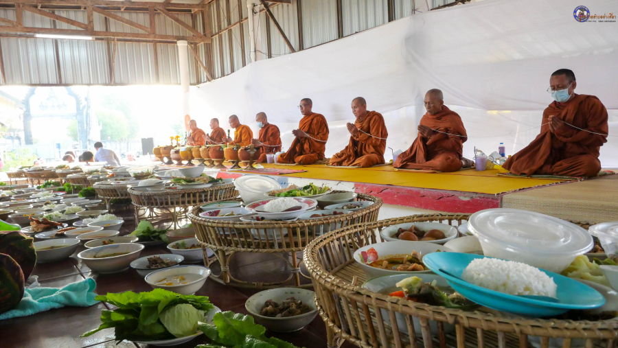 กิจกรรมทำบุญตักบาตรวันปีใหม่ตลาดสด 2569