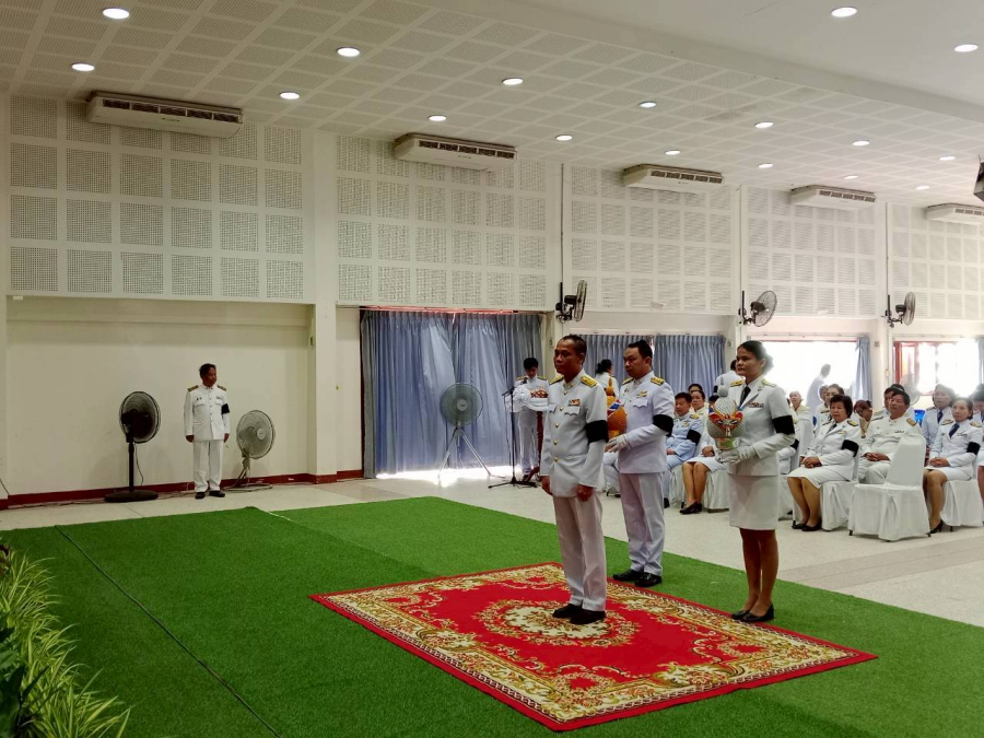 ร่วมพิธีถวายราชสดุดี ถวายราชสักการะ และพิธีจุดเทียนถวายพระพรชัยมงคล เนื่องในโอกาสพระราชพิธีมหามงคลเฉลิมพระชนมพรรษา 4 รอบ. 3 มิถุนายน 2569
