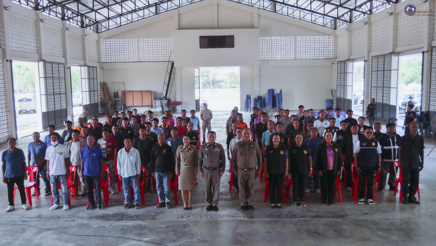 การฝึกอบรมทบทวนชุดรักษาความปลอดภัยหมู่บ้าน(ชรบ.)ตำบลอ่างศิลาและตำบลบ้านแขม ✨️